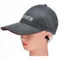 Bluetooth Baseball Cap (Grey) 4