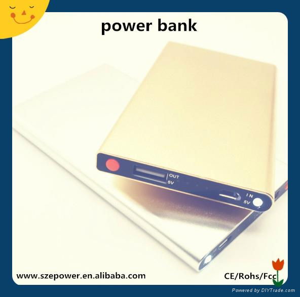 2014 Factory direct deal Power Banks 5V 1A double usb Power Bank 2200mah 