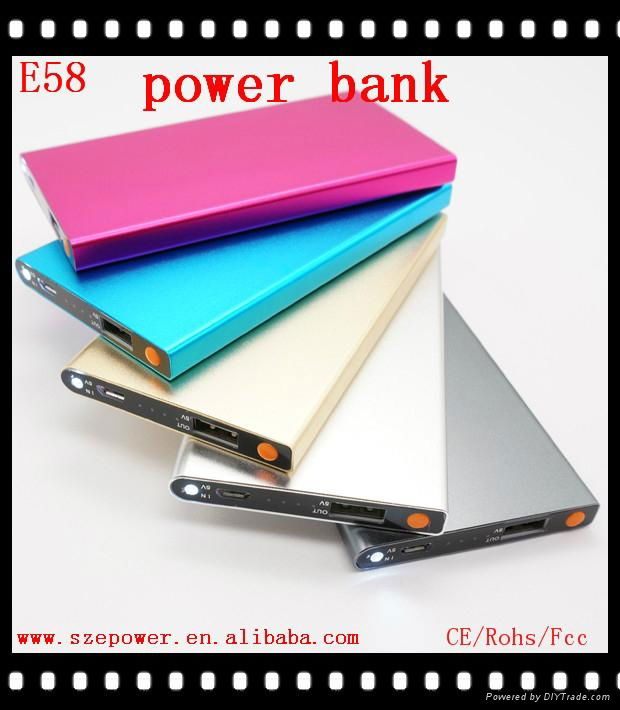 2014 Factory direct deal Power Banks 5V 1A double usb Power Bank 2200mah  4