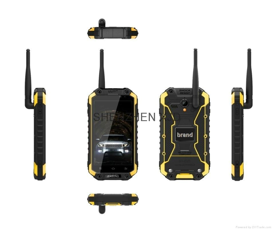  3G  waterproof 4.7inch phone with walkie talkie