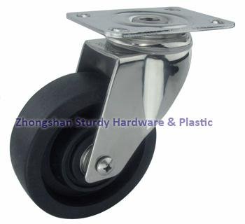 Stainless Steel Casters High-Temperature Wheel 530 °F Top Plate 3