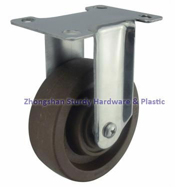 Stainless Steel Casters High-Temperature Wheel 530 °F Top Plate 2