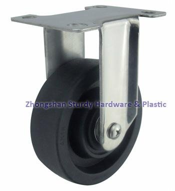 Stainless Steel Casters High-Temperature Wheel 530 °F Top Plate 5