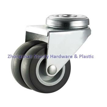 Sturdy Hardware Dual Wheel Casters 3