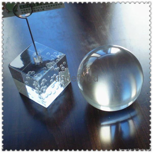 Clear Custom Acrylic 50MM/100MM Diameter Bubble Ball Plexiglass Ball for Display 5