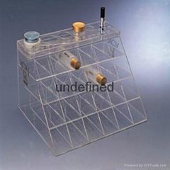 Clear Acrylic Display Cabinet  Plexiglass Display Box with Drawers 