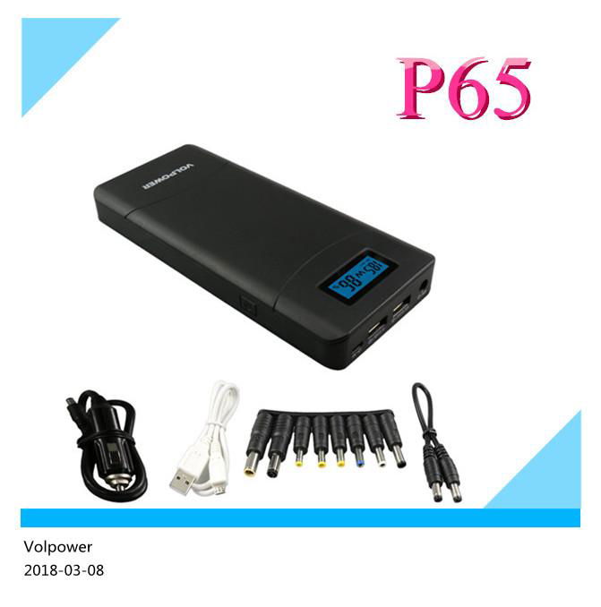 Super quality OEM order 19V laptop charger power bank with 20000mah  2