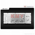 IP65 IK07 Metal Keyboard with Trackball and Fn Keys Kmy299h-1 1