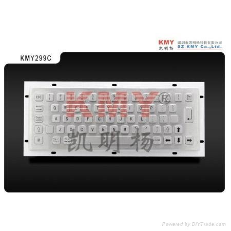 Ik07 IP65 Waterproof Metal Kiosk Keyboard (KMY299C)