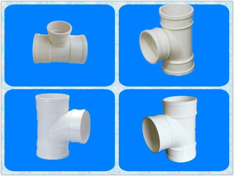 2015 PVC-U Drainage Exhaust Lager Diameter Pipe Fittings Equal Tee