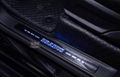 benz W463 carbon shape  led door sill 4