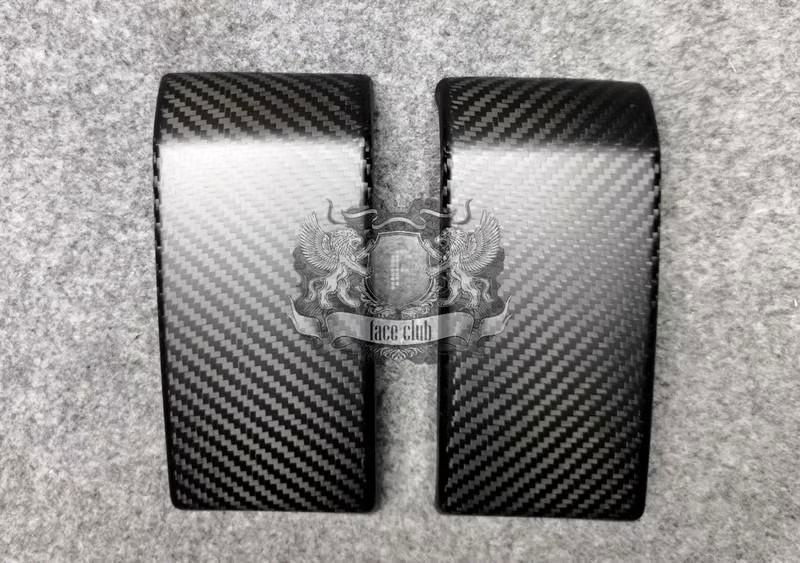 W463a carbon front bumper decoration 4