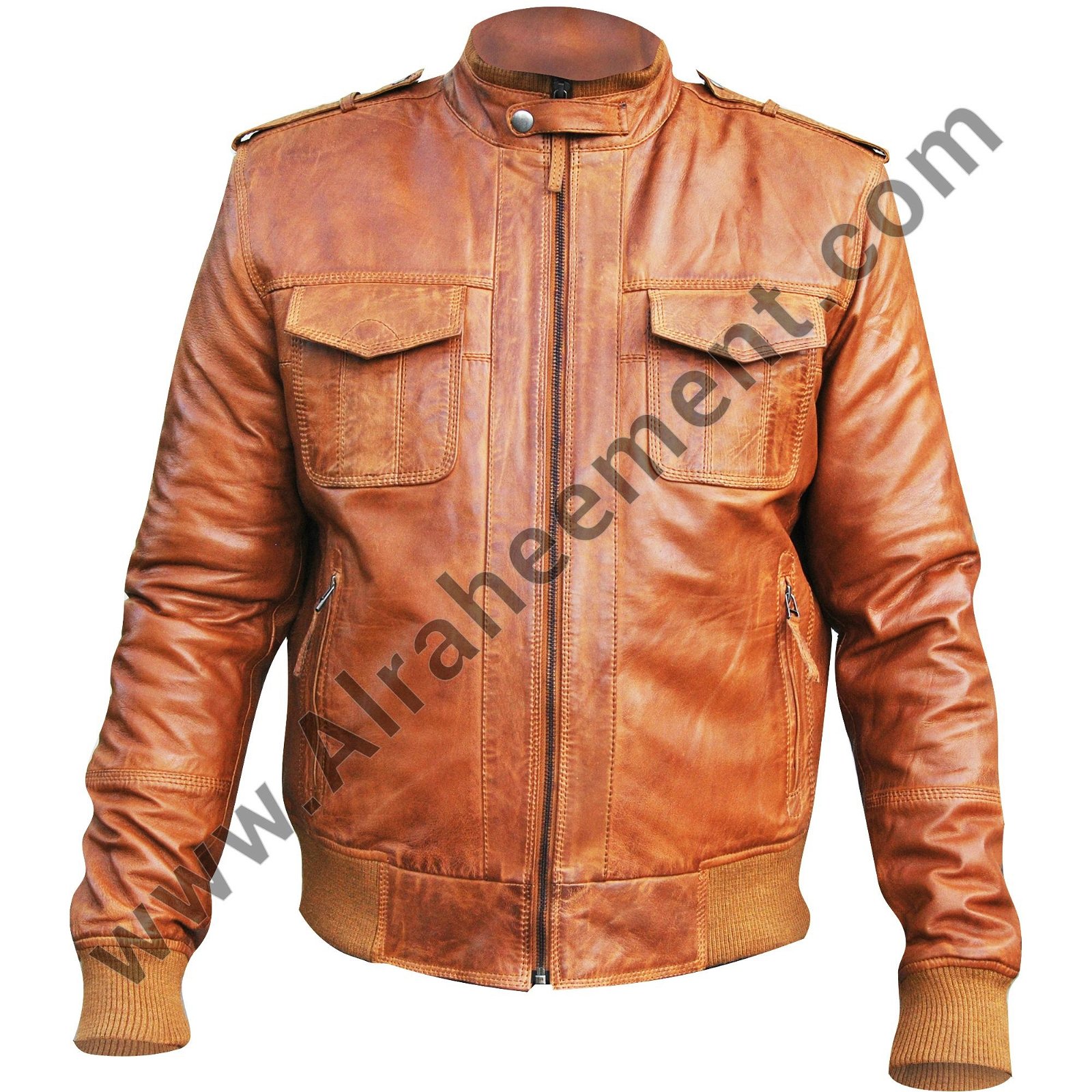 Men Leather Fashion Jacket