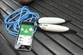 2015 Patent Design Smart Kipping Rope 3.2meter Phone App Social Function Digita 