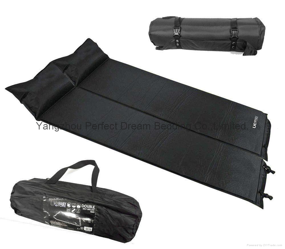 Double or Single Self Inflate Memory Foam Sleeping Mat Camping Mattress