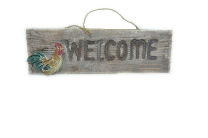 2015 hot sale welcome wooden board hotel decoration