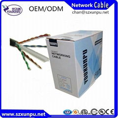 RJ45 4pr cat5e cat6 network patch cable OEM/ODM