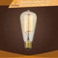 Light bulb 220v 25w st64 edison bulbs 40w, classic edison light bulb 220v 4