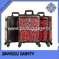 Professional makeup trolley cases with universal wheels