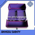 Purple color aluminum beauty case 4