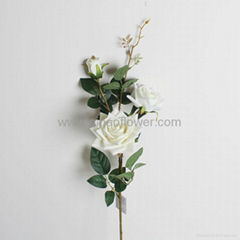 Real touch Rose  artificial flowers decorative rose flowers factory direct produ