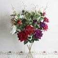 Real touch Rose  artificial flowers decorative rose flowers factory direct produ 4