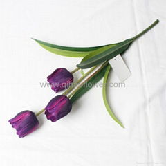 silk flowers artificial tulip flowers decorative tulip flowers factory direct wh