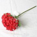 Small Plastic hydrangea flowers artificial flowers decorative flowers 4