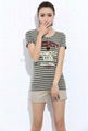 Classical 100%cotton formal ladies short pants 3