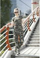 Classical military camouflage t shirt women 4