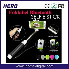 Mini wireless bluetooth selfie stick 