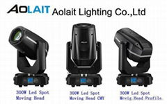 LED 300w spot wash moving head light