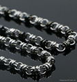 men's stainless steel link chain necklace 4