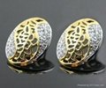 new fashion CZ pave earring from women 4