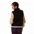 Black Body Parchment Sleeve Letterman