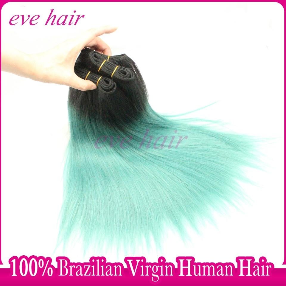 Hot Sale OTGREEN Color Brazilian Straight 100% Virgin Human Hair Extension 3