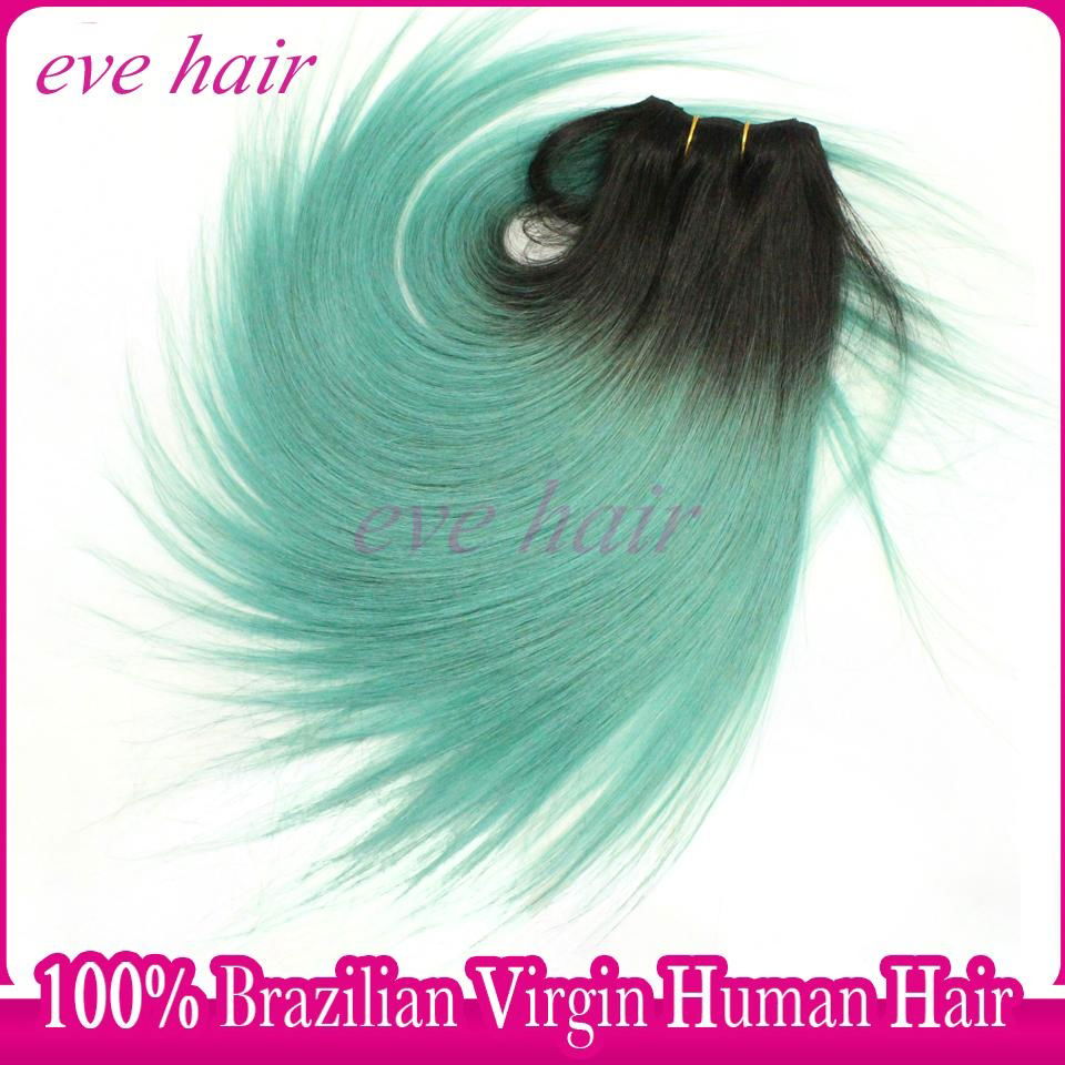 Hot Sale OTGREEN Color Brazilian Straight 100% Virgin Human Hair Extension 5