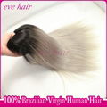 Silky Straight 1B Grey Color 100% Virgin Human Hair Weave OTSilver Hair 5