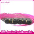 Ombre Red Hair Extension Brazilian Straight Virgin Human Hair Extension 5