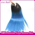 New Arrival OTBlue Hair Brazilian Straight Virgin Human Hair Weave 3
