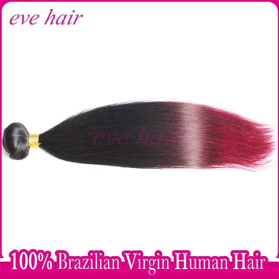 Brazilian Straight 3T1B99JBG Color 100% Unprocessed  Virgin Human Hair Extension 3