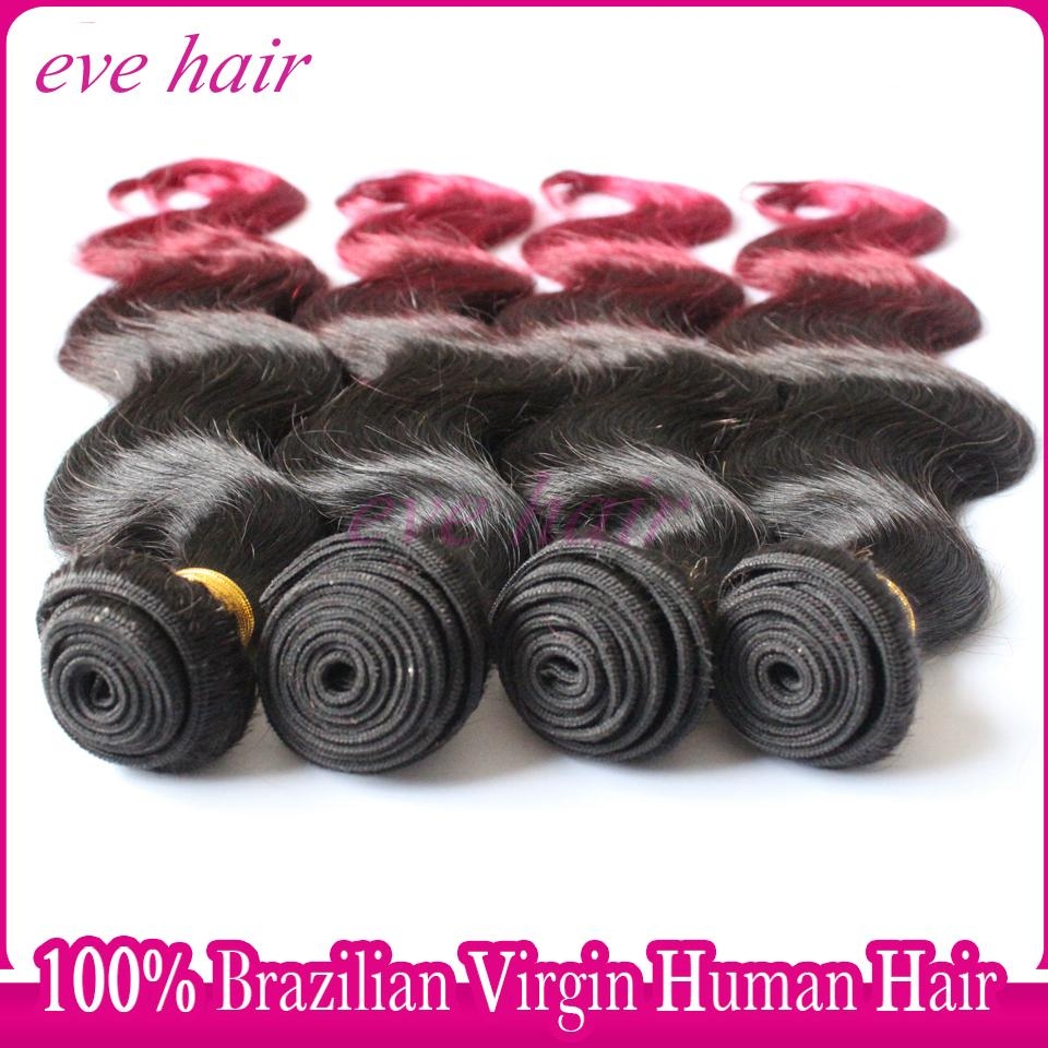 Brazilian Body Wave 3T1B99JBG 100% Virgin Human Hair Extension 2