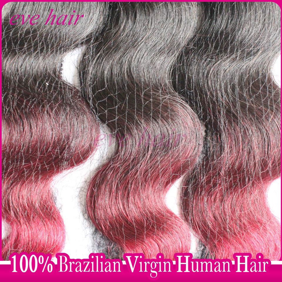 Brazilian Body Wave 3T1B99JBG 100% Virgin Human Hair Extension 3