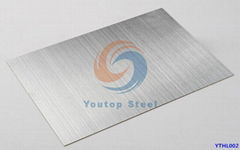 201 hairline finish stainless steel