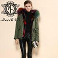 100% Pure Cotton Real Fox Lined Parka In UK fashion 5