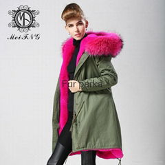 Winter Thick Warm Women's Fleece Parka Coat Hooded Overcoat Long Jacket