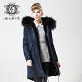 Newest Design Parka Jacket, Fur Coat From Guangzhou Factory 1
