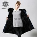 Newest Design Parka Jacket, Fur Coat From Guangzhou Factory 2