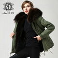 2015 woman clothing parka coat from