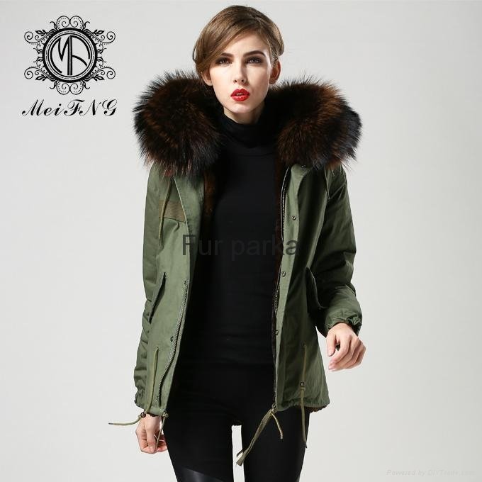 2015 woman clothing parka coat from guangzhou manufacturer 5